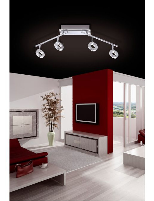 Plafonnier Paul Neuhaus Sileda 4x6w (3000k) IP44,aluminium