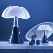Lampe MINI PIPISTRELLO LED dimmable exclu bleu ardoise – Image 9