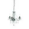 Lustre pampilles ELEONORE transparent en acrylique
