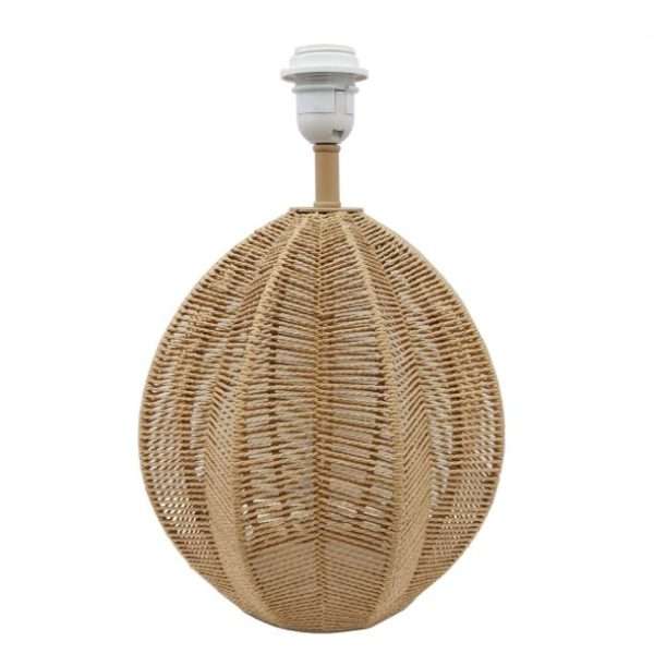 Lampe à poser VAYLA en papier naturel