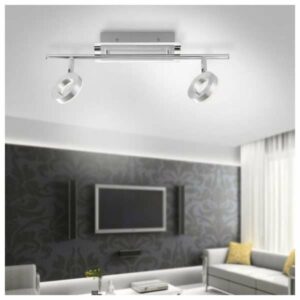 Plafonnier FLOSS en métal argenté