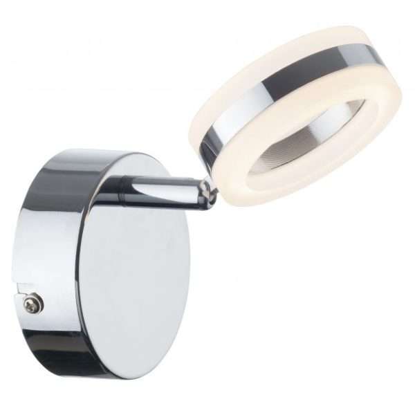 Spot Led orientable COLUMBUS argenté en métal – Image 6