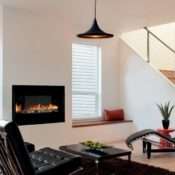 Suspension industrielle AREGUA noire en métal