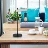 Lampe à poser Globo Priska 1xE27 H55cm,bois/noir – Image 2