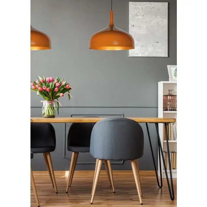 Suspension Lucide Rozalla 1xE27 50cm,jaune – Image 5