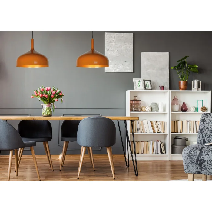 Suspension Lucide Rozalla 1xE27 50cm,jaune