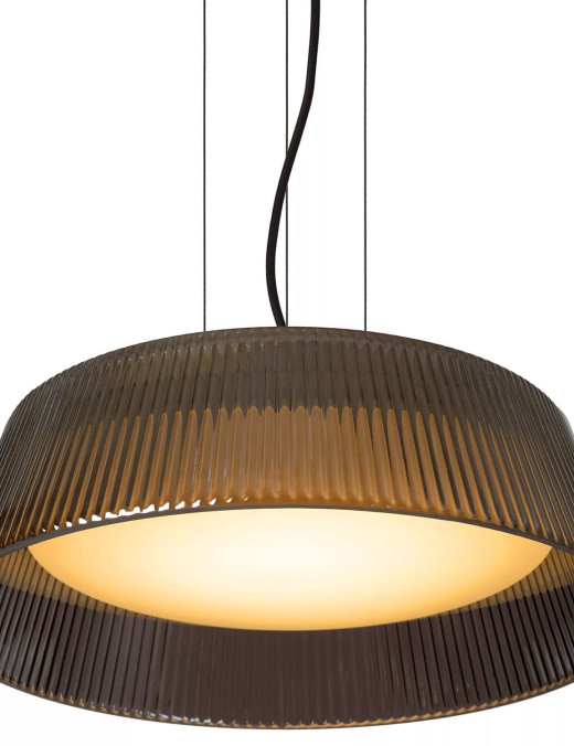 Suspension Lucide dim Vixi 22.6w (2900k) 45cm,fumé – Image 2