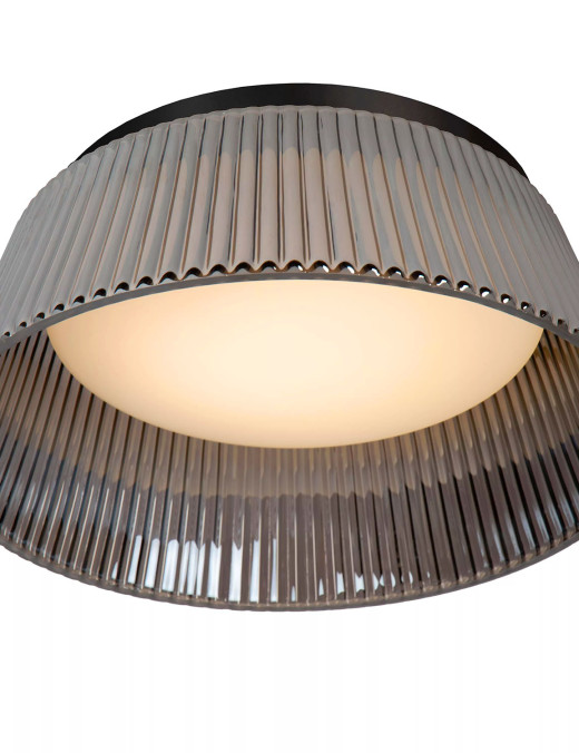 Plafonnier Lucide dim Vixi 17.6w (2900k) 35cm,fumé – Image 3