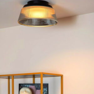 Plafonnier Lucide dim Vixi 17.6w (2900k) 35cm,fumé