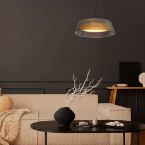 Suspension Lucide dim Vixi 22.6w (2900k) 45cm,fumé