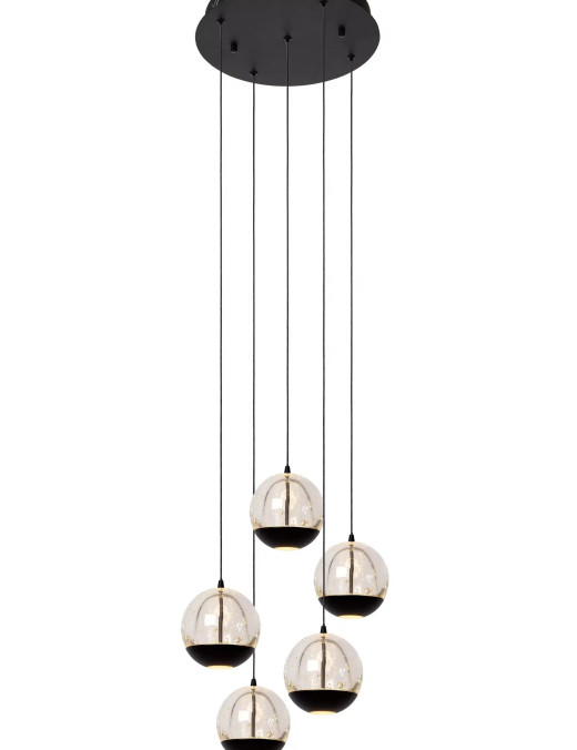 Suspension barre Lucide dim Sentubal 5x5w (2700k) – Image 3