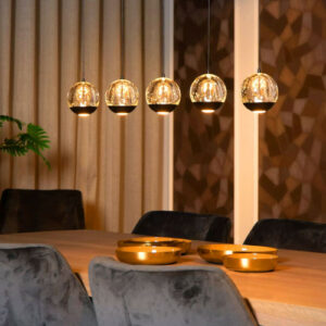 Suspension barre Lucide dim Sentubal 5x5w (2700k)