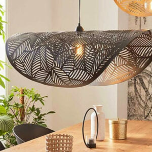 Suspension HANNI en métal noir