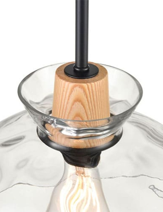 Suspension VERRIO (D27cm) en verre transparent – Image 3