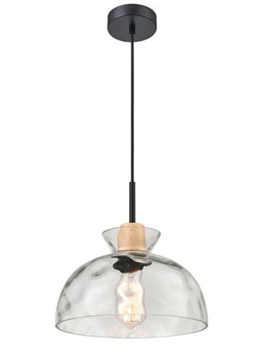 Suspension VERRIO (D27cm) en verre transparent – Image 4