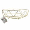 CORBEILLE FILAIRE KA2477 FORME GEOMETRIQUE DOREE