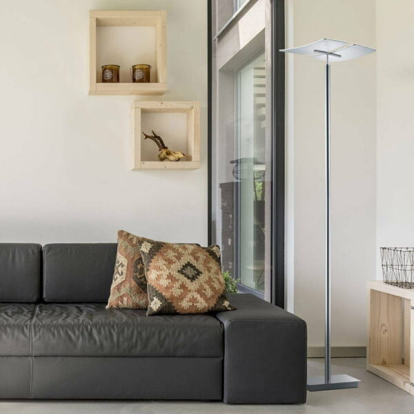 Lampadaire Keria Duo 36w IP20,gris anthracite