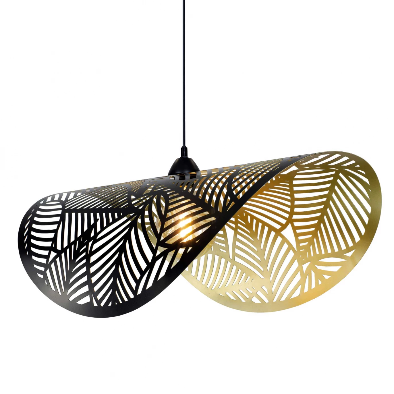 Suspension C-Creation Akana 1xE27 80cm,noir/or – Image 6