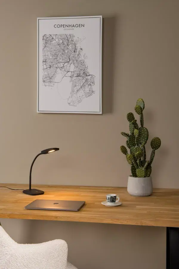 Lampe de bureau Lucide Tessa 3.2w (3000k),noir – Image 9