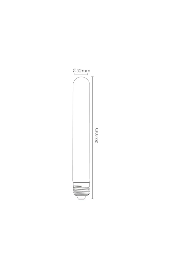Ampoule fil led dim Lucide E27 ST30 5w (2200k),fumée – Image 4