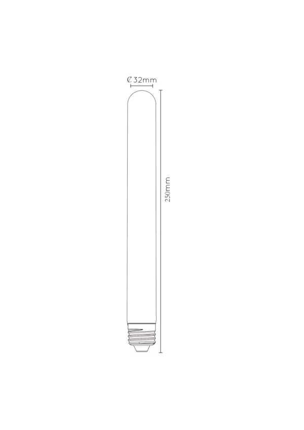 Ampoule fil led dim Lucide E27 ST30 5w (2200k),fumée – Image 8
