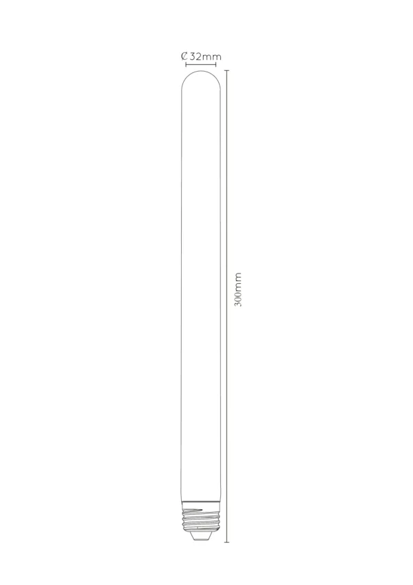 Ampoule fil led dim Lucide E27 ST30 5w (2200k),fumée – Image 12