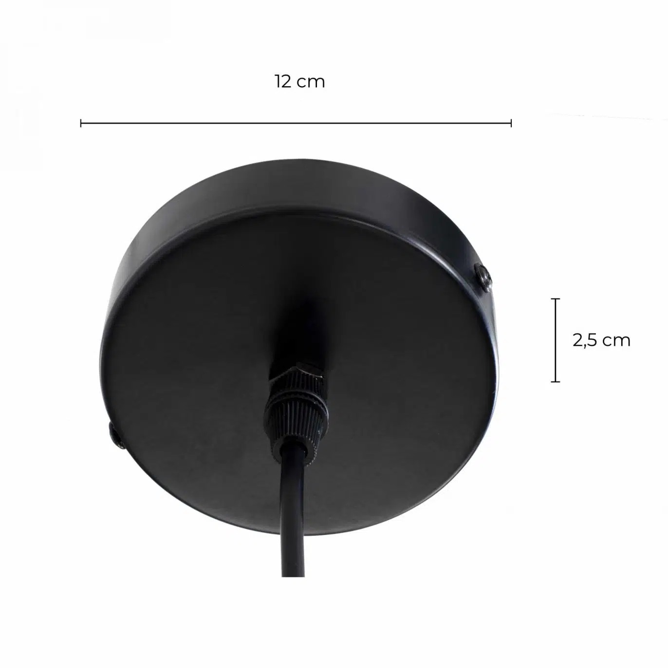 Suspension C-Creation Akana 1xE27 80cm,noir/or – Image 5