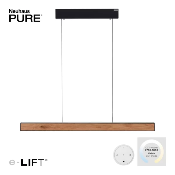 Suspension LED PURE E-MOTION, Design Moderne et Télécommande