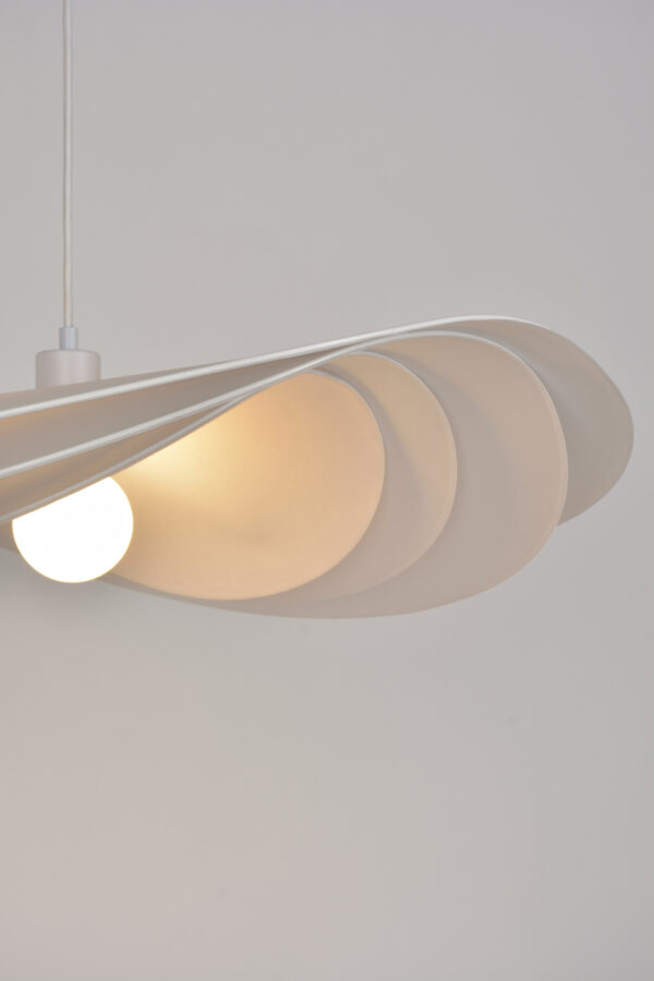Suspension MarketSet Selenitis 1xE27 78cm,blanc – Image 4