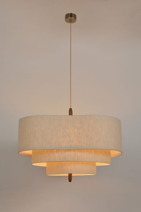 Suspension MarketSet Pebble 1xE27 78cm,crème – Image 3
