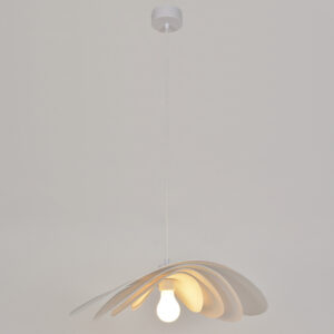 Suspension MarketSet Selenitis 1xE27 56cm,blanc