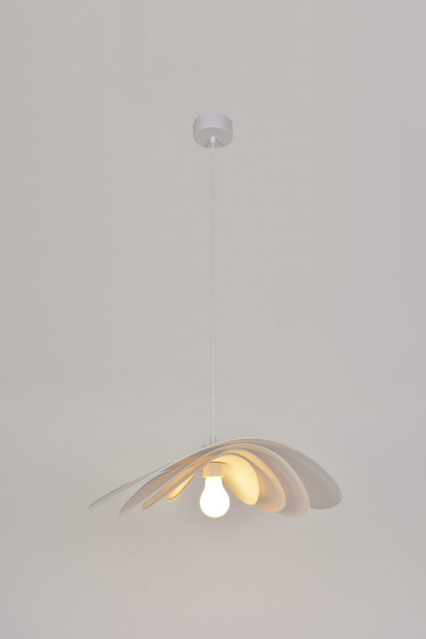 Suspension MarketSet Selenitis 1xE27 56cm,blanc