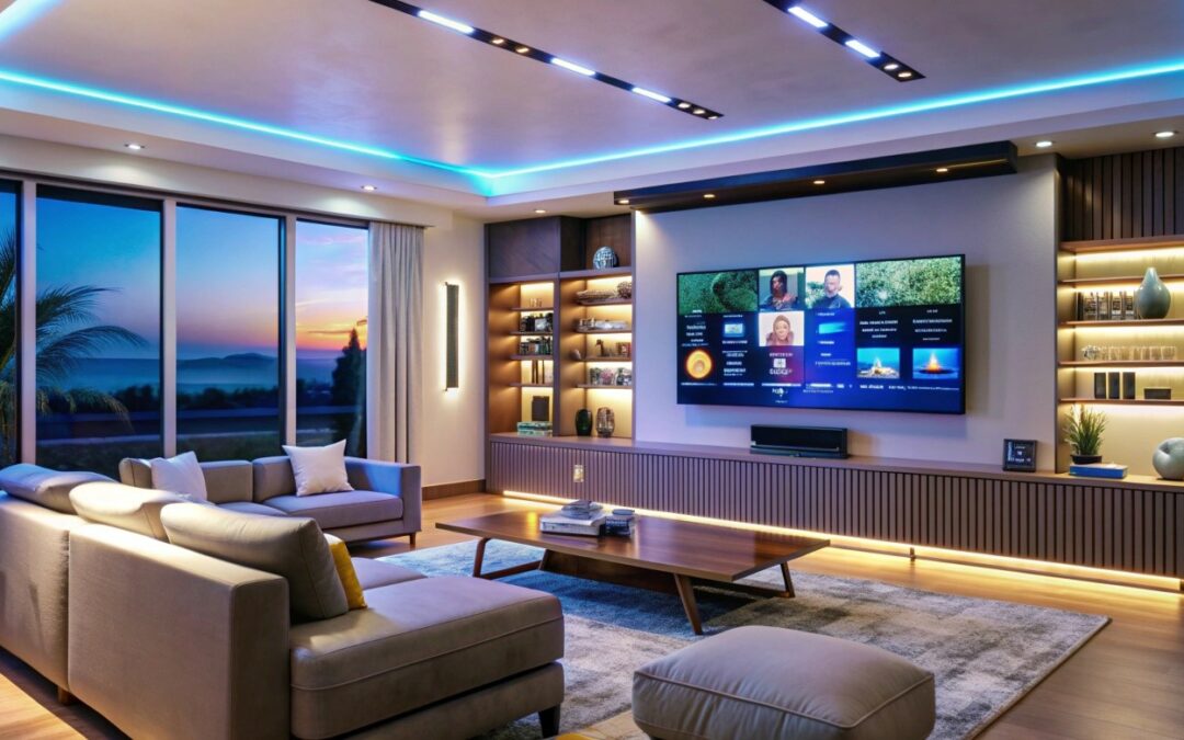 Technologie LED et domotique : l’intégration des luminaires LED dans une maison connectée