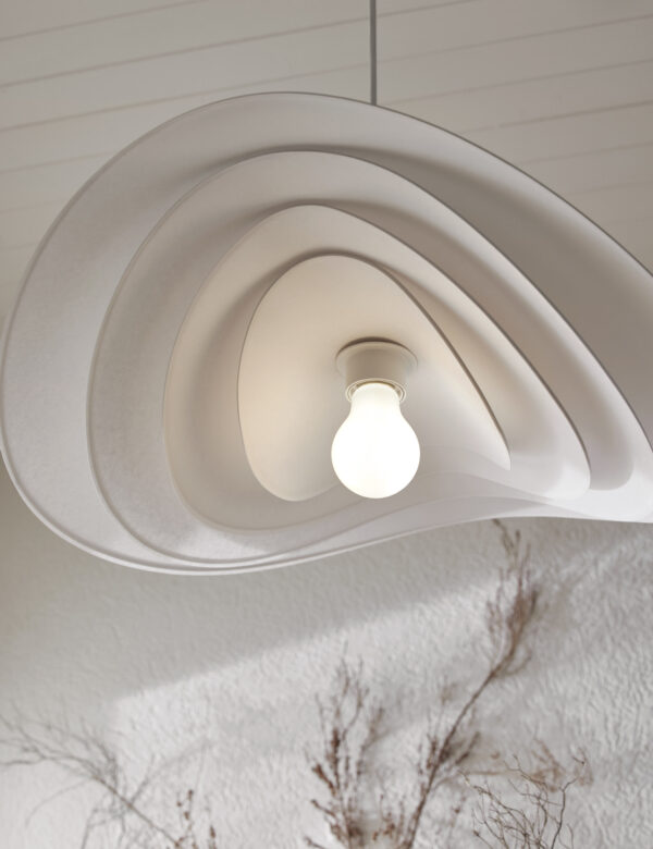 Suspension MarketSet Selenitis 1xE27 78cm,blanc – Image 5