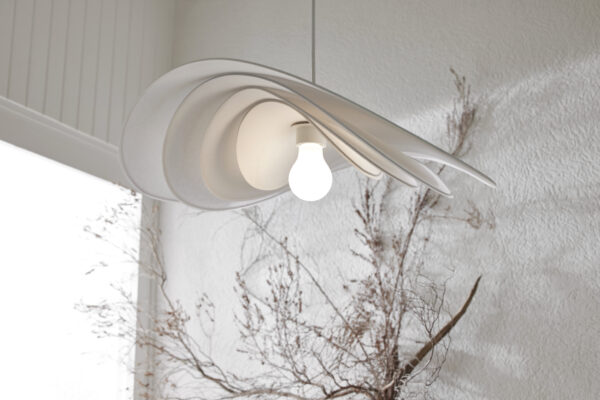 Suspension MarketSet Selenitis 1xE27 56cm,blanc – Image 4