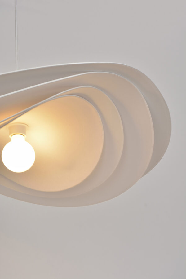 Suspension MarketSet Selenitis 1xE27 78cm,blanc – Image 7