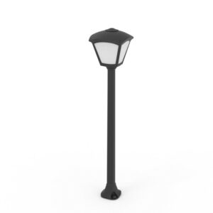 Potelet Fumagalli Giaffa/Roby 1xE27/6w (2700k) IP55,noir