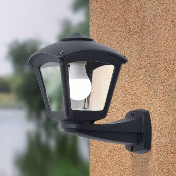 Applique Fumagalli murale Nardo/Roby 1xE27 IP55,noir – Image 3