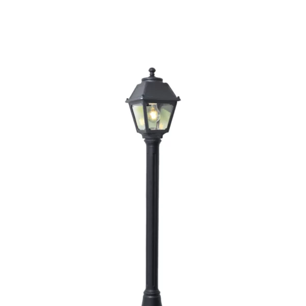 Potelet Fumagalli Mizar/Mary 1xE27/6.5w (2700k) IP55,noir