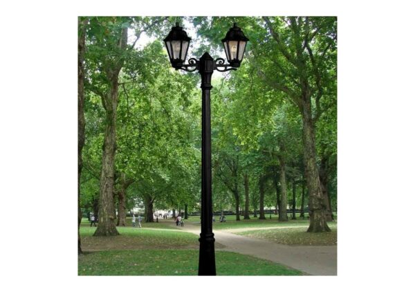 Lampadaire Fumagalli Gigi/Anna 2xE27/6.5w (2700k) IP55,noir – Image 2