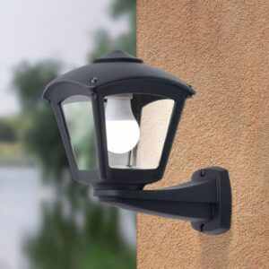 Applique Fumagalli murale Nardo/Roby 1xE27 IP55,noir