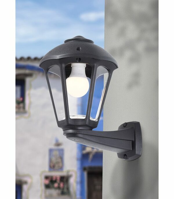Applique Fumagalli murale Nardo/Giampy 1xE27 IP55,noir