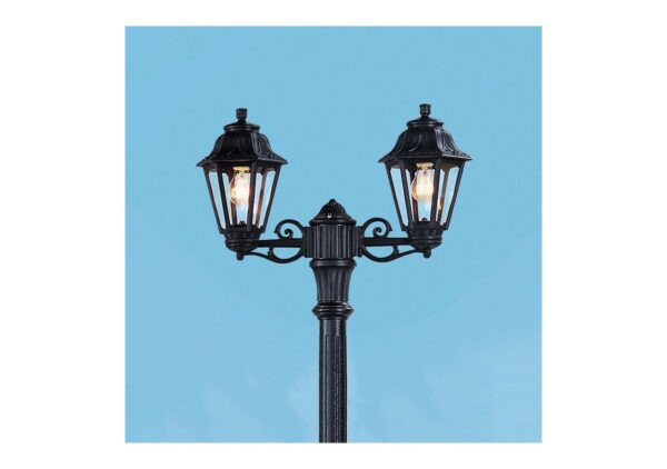 Lampadaire Fumagalli Gigi/Anna 2xE27/6.5w (2700k) IP55,noir – Image 5