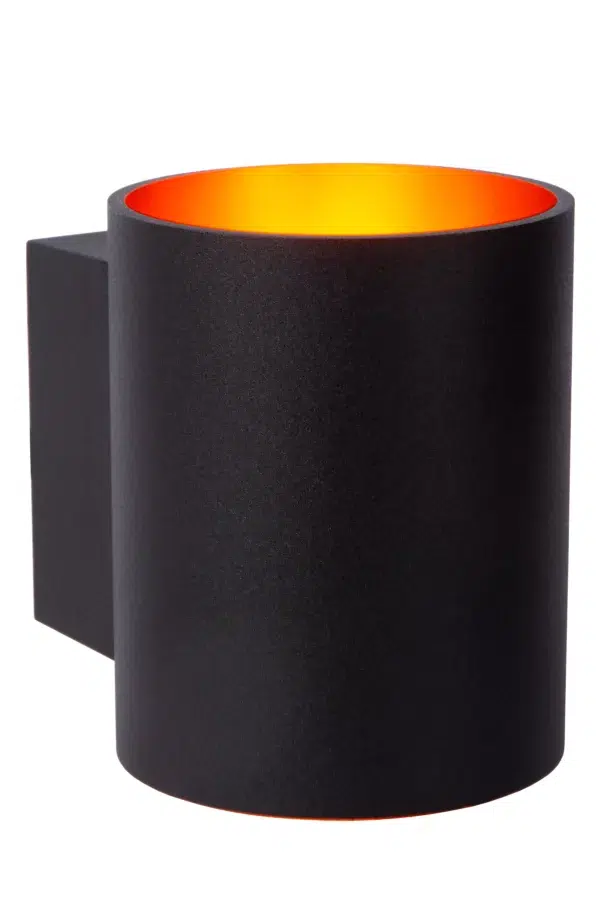 Applique Lucide murale rond Xera 1xG9,noir