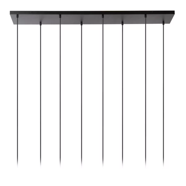 Suspension barre Lucide Chayanne 8xE14 115cm,noir – Image 2
