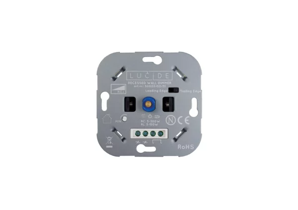 Variateur led Lucide rotatif coupe phase 5-300w,blanc – Image 2