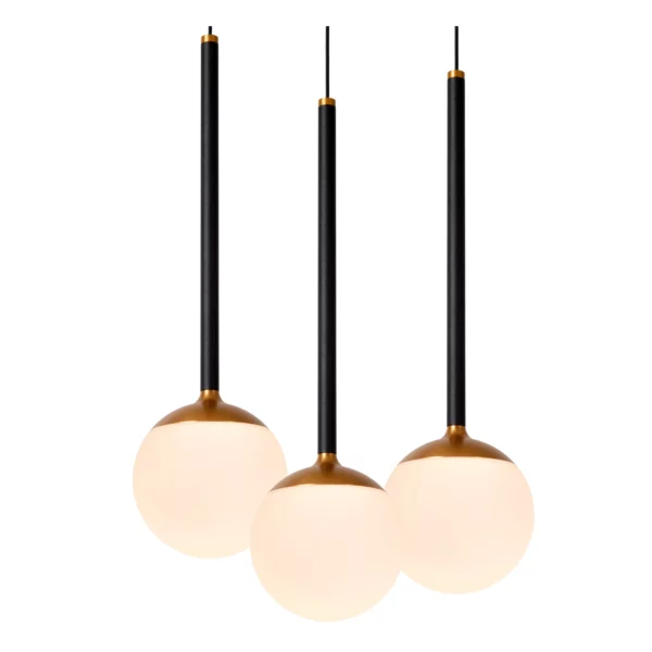 Suspension Lucide dim Calina 5x8.2w (2700k) 42cm,noir – Image 7
