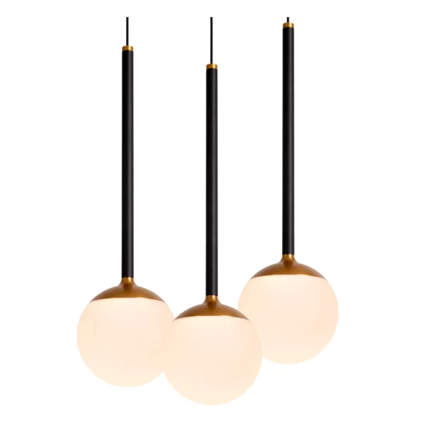 Suspension Lucide dim Calina 12x7.7w (2700k) 69.9cm,noir – Image 4