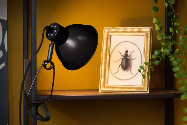 Lampe a pince Lucide Moys 1xE27,noir – Image 3