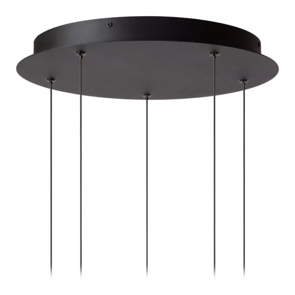 Suspension Lucide dim Calina 5x8.2w (2700k) 42cm,noir – Image 5